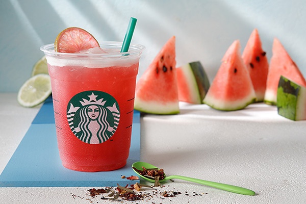 スターバックス新ドリンク「シェイクン ウォーターメロン & パッション ティー」爽やかなスイカが香る