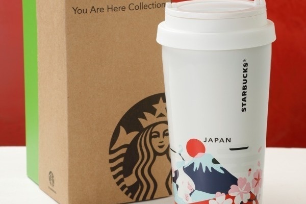 スターバックスからペーパーカップに着想を得たステンレスタンブラー、富士山や桜を描いた日本デザイン