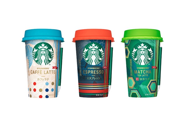 スターバックスのチルドカップ「カフェラテ」「エスプレッソ」「抹茶ラテ」がリニューアル