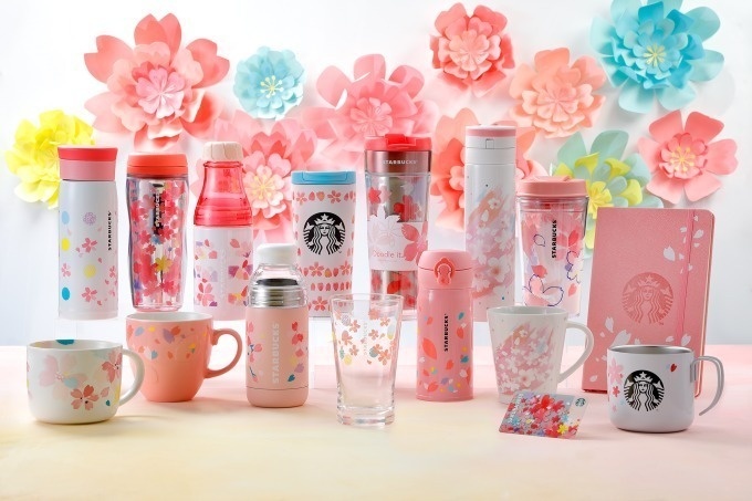 スターバックスの「SAKURAシリーズ」桜モチーフのタンブラーやスタバカード限定発売