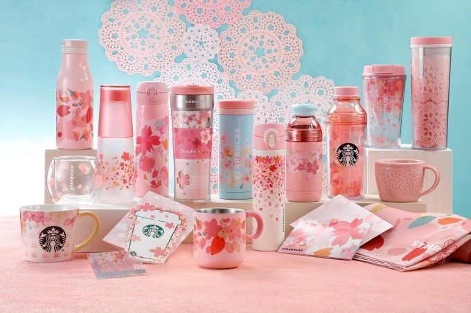 スターバックスの「SAKURAシリーズ」桜モチーフのタンブラーやスタバカード限定発売コピー