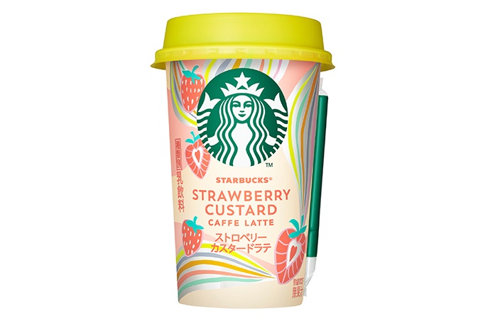 スタバの春限定チルドカップ「ストロベリーカスタードラテ」苺×カスタードのデザートドリンク