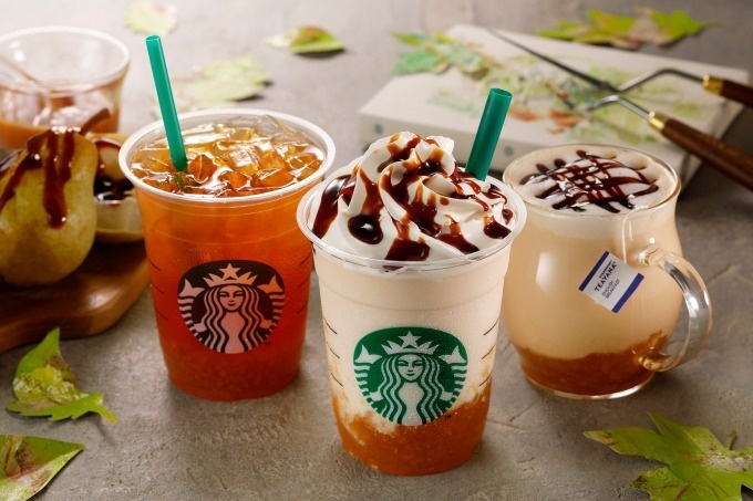 スターバックス「キャラメリー ペアー フラペチーノ」限定発売、芳醇な洋梨×ほろ苦キャラメルコピー