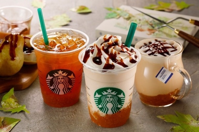 スターバックス「キャラメリー ペアー フラペチーノ」限定発売、芳醇な洋梨×ほろ苦キャラメル