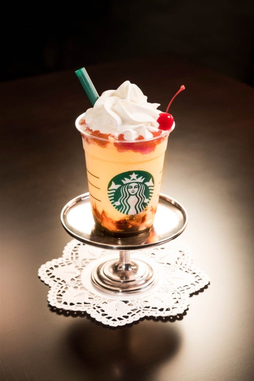 スターバックス「プリン アラモード フラペチーノ」限定発売、ほろ苦カラメルソース&真っ赤なチェリーコピー スターバックス「プリン アラモード フラペチーノ」限定発売、ほろ苦カラメルソース&真っ赤なチェリーコピー