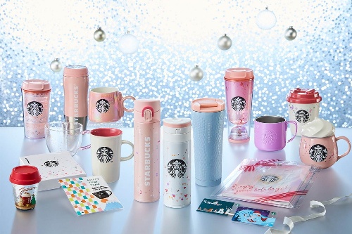 スターバックスのクリスマス限定グッズ第2弾、ホログラム輝くマグや“スノードーム”のタンブラーコピー