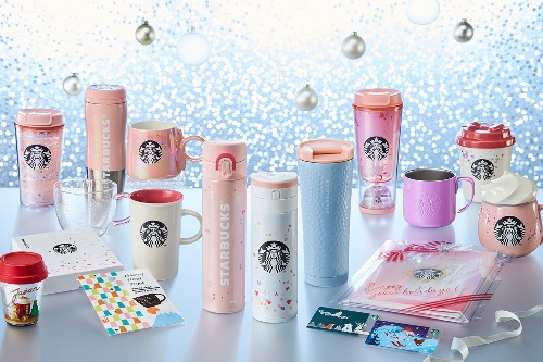 スターバックスのクリスマス限定グッズ第2弾、ホログラム輝くマグや“スノードーム”のタンブラー