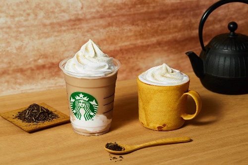 スターバックス、“ほうじ茶 クリーム”のフラペチーノ＆ラテが新登場コピー