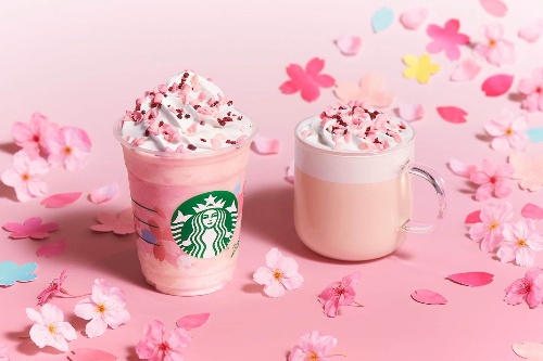 スターバックス新作ドリンク「さくら ミルクプリン フラペチーノ」&「さくら ミルク ラテ」コピー スターバックス新作ドリンク「さくら ミルクプリン フラペチーノ」&「さくら ミルク ラテ」コピー