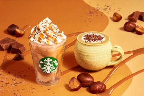 スタバの新作「チョコレート マロン フラペチーノ&ラテ」栗の素材感を楽しむ秋の限定ドリンクコピー スタバの新作「チョコレート マロン フラペチーノ&ラテ」栗の素材感を楽しむ秋の限定ドリンクコピー