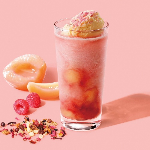 スターバックス「sakura ピーチ & ラズベリー ティー フラペチーノ」六本木ヒルズで限定発売コピー