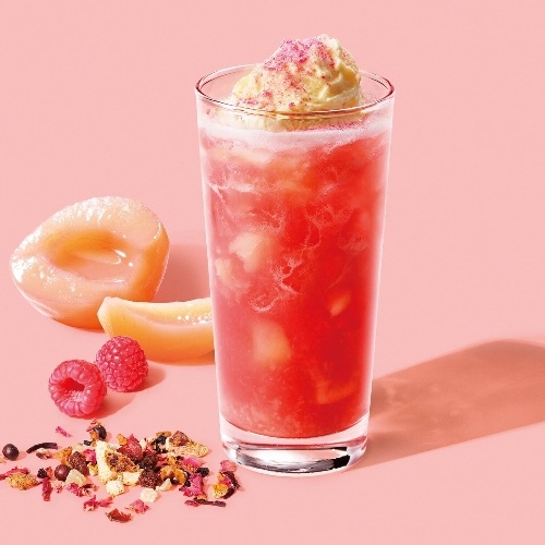 スターバックス「sakura ピーチ & ラズベリー ティー フラペチーノ」六本木ヒルズで限定発売コピー