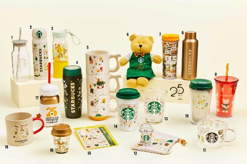 スタバから日本上陸25周年記念グッズ第1弾、特別デザインのタンブラーやベアリスタコピー スタバから日本上陸25周年記念グッズ第1弾、特別デザインのタンブラーやベアリスタコピー