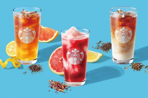 スターバックス新作ティードリンク、華やかピンクフローズンレモネード＆パッションティーなど3種