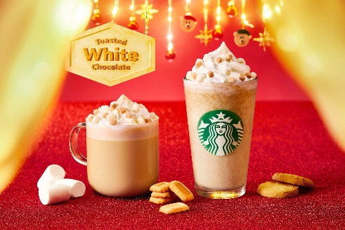 スターバックス新作「トーステッド ホワイト チョコレート フラペチーノ」“こんがり焼きチョコ”を表現コピー スターバックス新作「トーステッド ホワイト チョコレート フラペチーノ」“こんがり焼きチョコ”を表現コピー