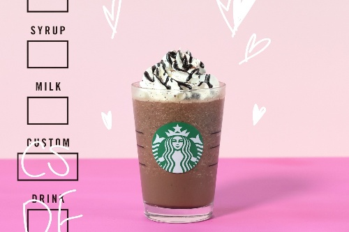 スターバックスのバレンタイン限定“盛りチョコ”カスタマイズ、生チョコレート  ホイップなど全6種