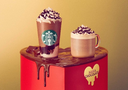 スタバ新作「トリプル 生チョコレート フラペチーノ」などチョコ尽くしドリンク3種がバレンタイン限定で