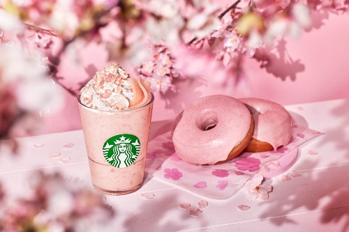 スタバ春の新作ドリンク「さくら ストロベリー 白玉 フラペチーノ」「さくら 咲いた ミルク ラテ」コピー スタバ春の新作ドリンク「さくら ストロベリー 白玉 フラペチーノ」「さくら 咲いた ミルク ラテ」コピー