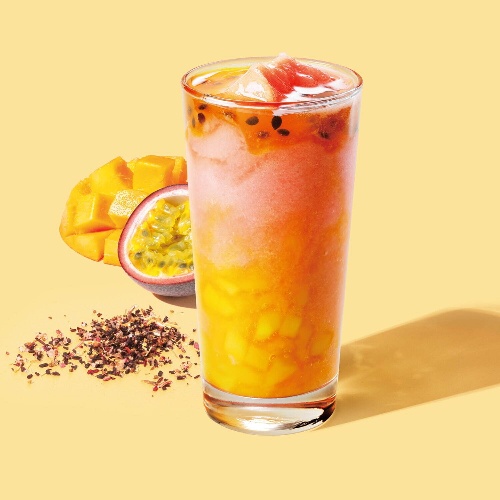 スターバックス ティー & カフェの夏限定「マンゴー&パッションフルーツ」ティーフラペチーノコピー スターバックス ティー & カフェの夏限定「マンゴー&パッションフルーツ」ティーフラペチーノコピー