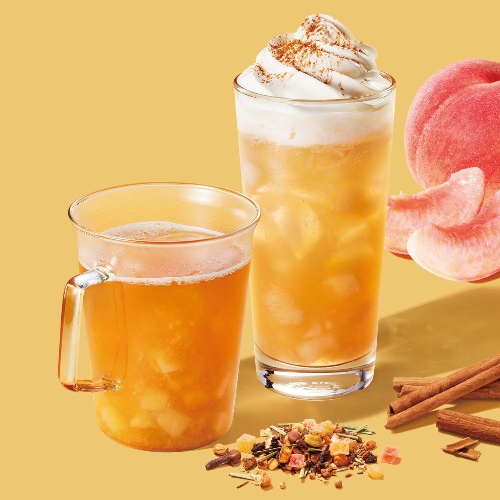 スターバックス ティー & カフェ新作「ピーチ & マジェスティック チャイ ティー フラペチーノ」コピー スターバックス ティー & カフェ新作「ピーチ & マジェスティック チャイ ティー フラペチーノ」コピー