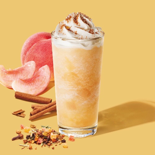 スターバックス ティー & カフェ新作「ピーチ & マジェスティック チャイ ティー フラペチーノ」コピー スターバックス ティー & カフェ新作「ピーチ & マジェスティック チャイ ティー フラペチーノ」コピー