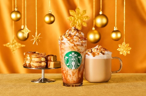 スターバックス新作「バターキャラメル ミルフィーユ フラペチーノ」カスタード&パリパリ生地の“層”コピー スターバックス新作「バターキャラメル ミルフィーユ フラペチーノ」カスタード&パリパリ生地の“層”コピー