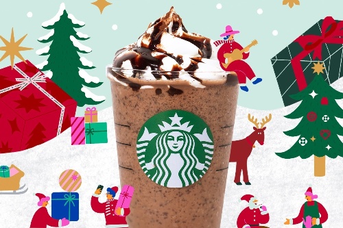スターバックス×平井大コラボカスタムフラペチーノ、“アーモンドチョコ”風フレーバーに