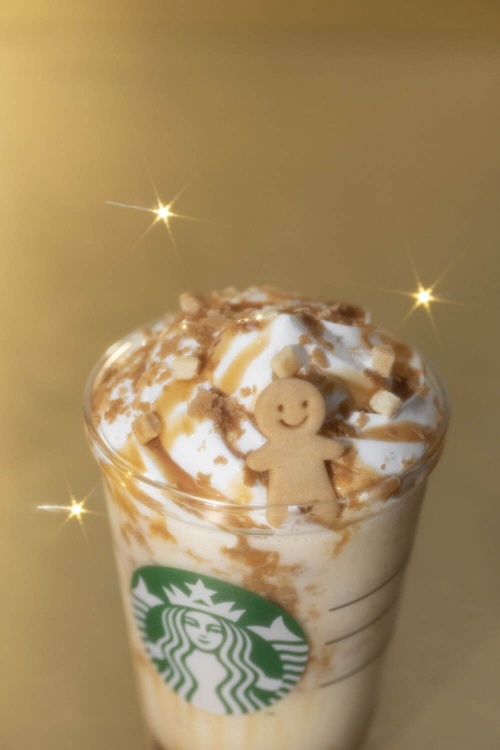 スターバックス、クリスマス限定「ジンジャーブレッド クッキー」でフラぺチーノをカスタマイズコピー スターバックス、クリスマス限定「ジンジャーブレッド クッキー」でフラぺチーノをカスタマイズコピー