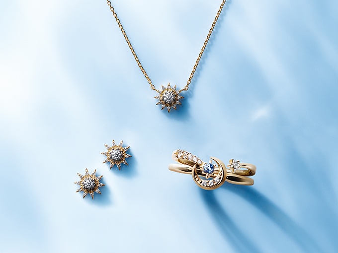 スタージュエリー”太陽”をモチーフにした「SUNBURST」シリーズの新作、ネックレス＆ピアス登場コピー