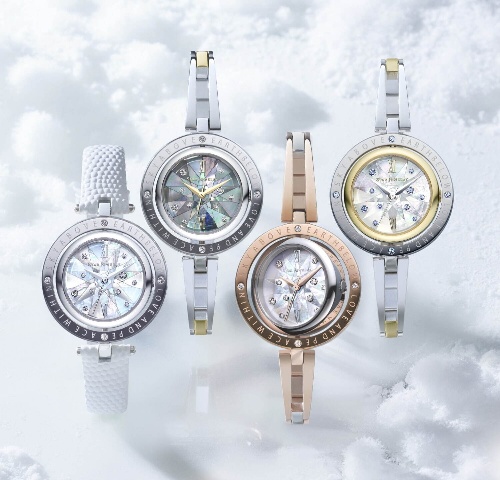 スタージュエリーのクリスマス限定ウォッチ、七角星がきらめくマザーオブパールの文字盤コピー スタージュエリーのクリスマス限定ウォッチ、七角星がきらめくマザーオブパールの文字盤コピー