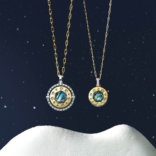 スタージュエリー22年クリスマス、幸せに導く“七角星”モチーフのネックレス&雪の世界を表現したピアスコピー スタージュエリー22年クリスマス、幸せに導く“七角星”モチーフのネックレス&雪の世界を表現したピアスコピー