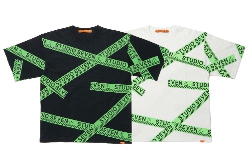 NAOTO手掛けるスタジオ セブン“グリーン”のコーショングラフィック用いたTシャツやキャップなど