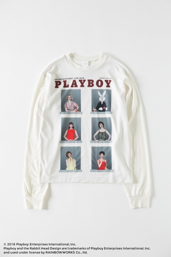 マウジー×プレイボーイ、50～60年代発行のマガジンカバーをモチーフにしたTシャツなどコピー