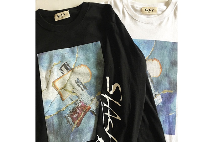 G.V.G.V. FLATから限定ロングTシャツ、ストリートを感じる「スリーブロゴ」デザインコピー