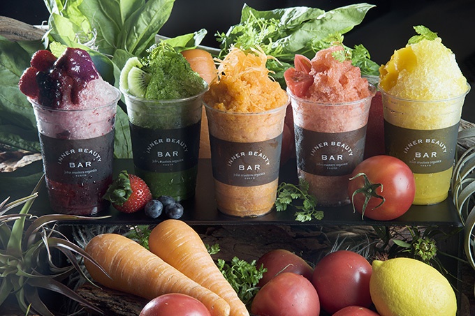 ジョンマスターオーガニック トーキョー、野菜や果物をたっぷり使用したオーガニックかき氷を期間限定発売コピー