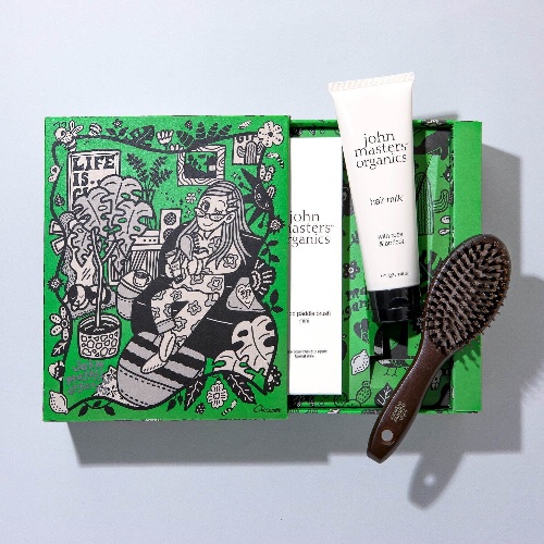 ジョンマスターオーガニック×Chocomooのヘアケアセット、イラスト入りの特別ボックス入りコピー ジョンマスターオーガニック×Chocomooのヘアケアセット、イラスト入りの特別ボックス入りコピー