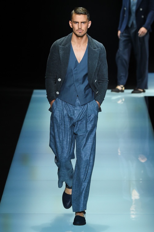 ジョルジオ・アルマーニ 2016年春夏メンズコレクション - どこまでも軽く男らしくコピー