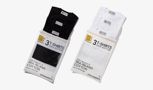 藤原ヒロシのフラグメントとジョン スメドレーコラボ第2弾“最高級素材”のニットTシャツパックコピー