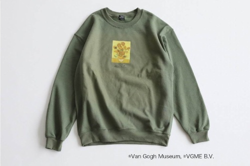  ジャーナル スタンダード“ゴッホの絵画”フーディ＆スウェット、名作『ひまわり』をプリント