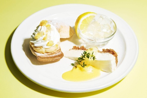 J.S. パンケーキカフェ“フルーツゴロゴロ”アイスケーキのせ夏限定レモンパンケーキコピー J.S. パンケーキカフェ“フルーツゴロゴロ”アイスケーキのせ夏限定レモンパンケーキコピー