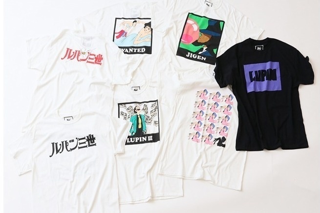 ジャーナル スタンダードの『ルパン三世』コラボTシャツ、次元大介のクールな横顔イラストなど