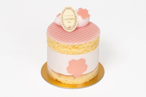 ラデュレの桜スイーツ、桜の花を飾ったショートケーキや「サクラ・ツリー」マカロンタワーコピー