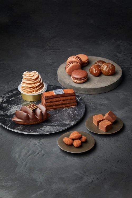 ジャン＝ポール・エヴァン「マロン＆ナッツ」新作ショコラ、ピスタチオ×ビターチョコレートのケーキなどコピー
