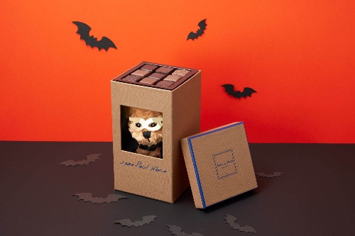 ジャン=ポール・エヴァンのハロウィン、仮面“テディベア”がチョコ&キャラメルとセットにコピー ジャン=ポール・エヴァンのハロウィン、仮面“テディベア”がチョコ&キャラメルとセットにコピー