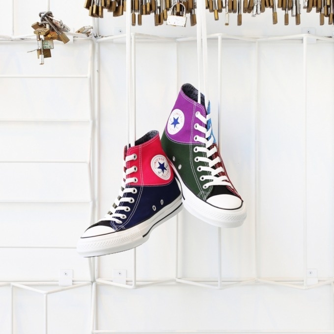 ジャムホームメイド×コンバース、“誕生石”カラーの「ALL STAR 100 HI」コピー