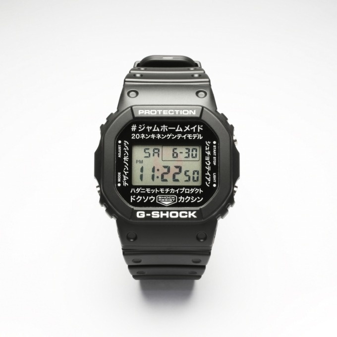 G-SHOCK×ジャムホームメイドの限定ウォッチ、“カタカナ”のメッセージを文字盤に配した腕時計コピー