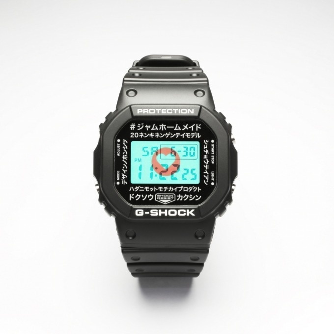 G-SHOCK×ジャムホームメイドの限定ウォッチ、“カタカナ”のメッセージを文字盤に配した腕時計コピー
