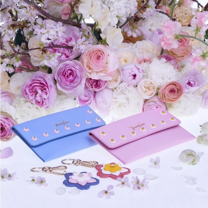 ジミー チュウ、桜モチーフの日本限定「フラワー ガーデン」初のスマホ ケースやウォレットなど革小物コピー