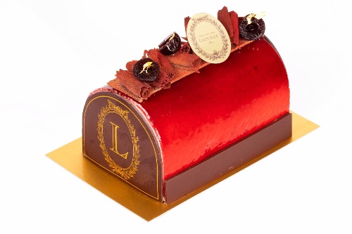 ラデュレ21年クリスマスケーキ、“ローズ×フランボワーズ”の華やかビュッシュ・ド・ノエルコピー