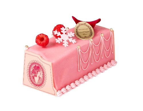 ラデュレ21年クリスマスケーキ、“ローズ×フランボワーズ”の華やかビュッシュ・ド・ノエルコピー